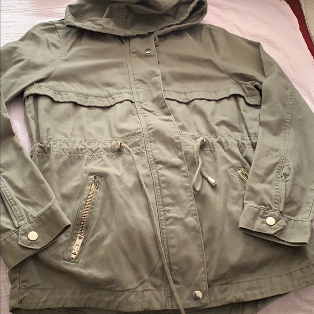 Forever 21 green jacket